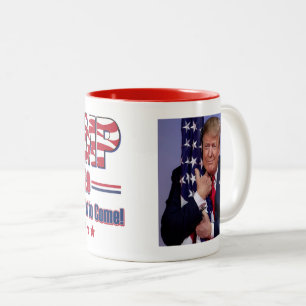 Trump 2020 Het beste is nog niet bereikt Tweekleurige Koffiemok