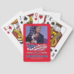 Trump 2020 Het beste is nog te bereiken Pokerkaarten