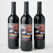 Trump 2020 Homo's voor Trump Wijn Etiket (Flessen)