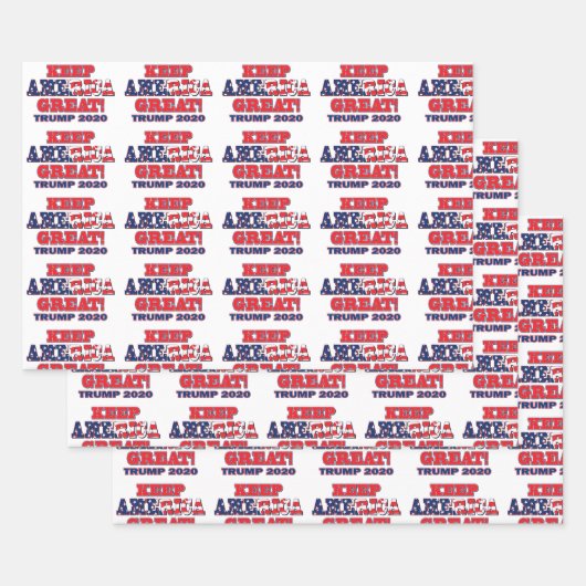 trump 2020 Hou Amerika geweldig Inpakpapier Vel (Set)