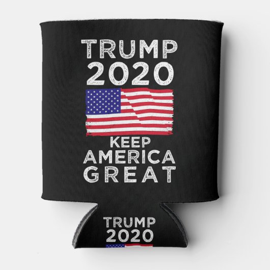 Trump 2020: Houd Amerika groot Blikjeskoeler (Voorkant)