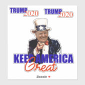 TRUMP 2020 HOUDT AMERIKA GEWELDIG STICKER (Vel)