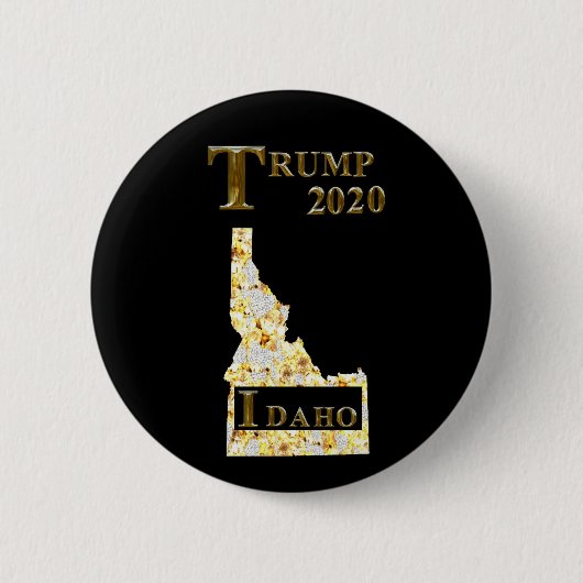 TRUMP 2020 IDAHO RONDE BUTTON 5,7 CM (Voorkant)