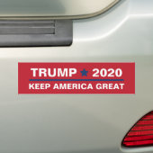 Trump 2020 Keep America Great America Bumpersticker (Op auto)