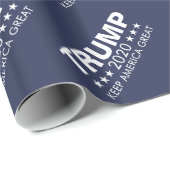 Trump 2020 Keep America Great America Cadeaupapier (Rol Hoek)