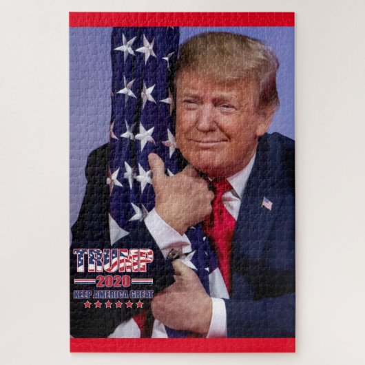 Trump 2020 Keep America Great America Legpuzzel (Verticaal)