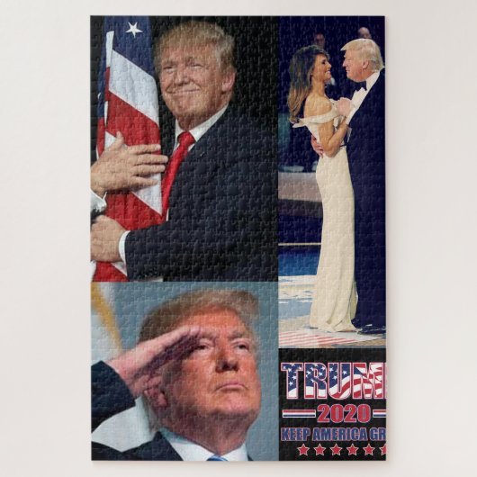Trump 2020 Keep America Great America Legpuzzel (Verticaal)