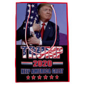 Trump 2020 Keep America Great America Medium Cadeauzakje (Voorkant)