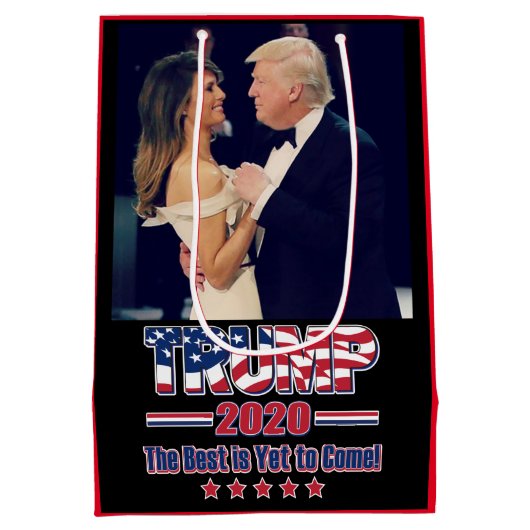Trump 2020 Keep America Great America Medium Cadeauzakje (Achterkant)