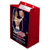 Trump 2020 Keep America Great America Medium Cadeauzakje (Achterkant Gekanteld)