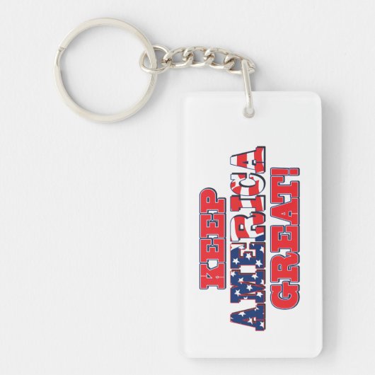 Trump 2020 Keep America Great America Sleutelhanger (Voorkant)