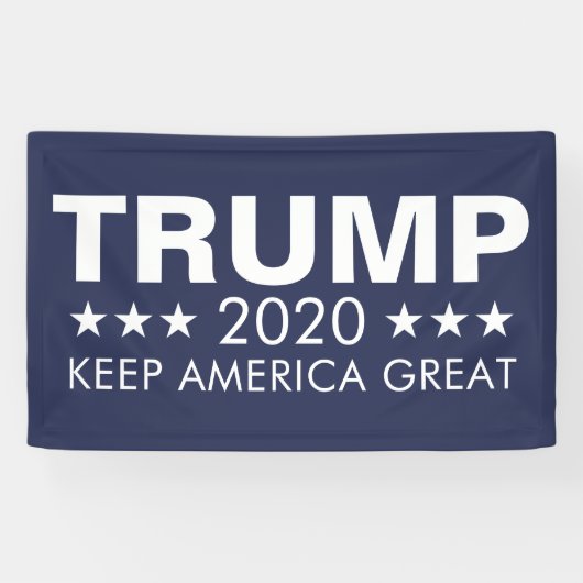 Trump 2020 Keep America Great America Spandoek (Horizontaal)