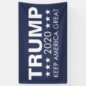 Trump 2020 Keep America Great America Spandoek (Verticaal)