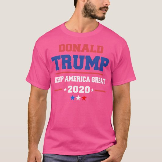 Trump 2020 Keep America Great America T-shirt (Voorkant)