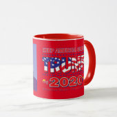 Trump 2020 - Keep America Great Mok (Voorkant rechts)