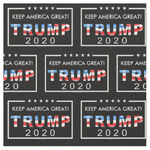 Trump 2020 Keep America Great Pattern Stof