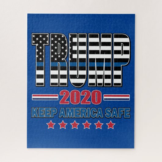 Trump 2020 Keep America Safe Legpuzzel (Verticaal)