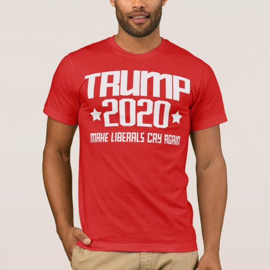 Trump 2020 - Liberals opnieuw laten drogen T-shirt (Voorkant)