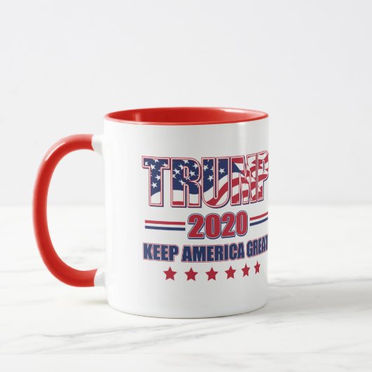 Trump 2020 maakt Amerika geweldig Mok (Links)