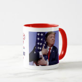 Trump 2020 maakt Amerika geweldig Mok (Voorkant rechts)