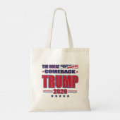 Trump 2020 maakt Amerika geweldig Tote Bag (Achterkant)