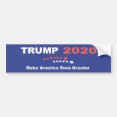 TRUMP 2020 maakt Amerika nog groter Bumpersticker (Voorkant)