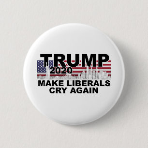 Trump 2020 maakt Liberals weer aan het roer Ronde Button 5,7 Cm