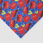 Trump 2020 MAGA-Pet - Blauw - Tissuepapier (Detail)