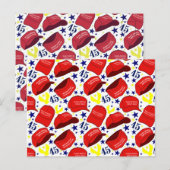 Trump 2020 MAGA Pet Pattern - White - Briefkaart (Voorkant / Achterkant)