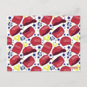 Trump 2020 MAGA Pet Pattern - White - Briefkaart (Achterkant)