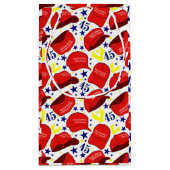 Trump 2020 MAGA Pet Pattern - White - Klein Cadeauzakje (Achterkant)