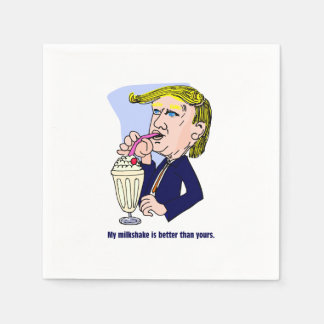 Trump 2020 - Mijn milkshake is beter dan de jouwe Servet