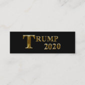 TRUMP 2020 MINI VISITEKAARTJE (Voorkant)