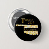 TRUMP 2020 OKLAHOMA RONDE BUTTON 5,7 CM (Voorkant /achterkant)