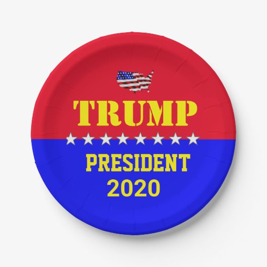 TRUMP 2020 PAPIEREN BORDJE (Voorkant)