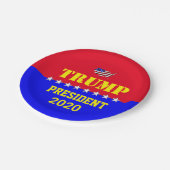 TRUMP 2020 PAPIEREN BORDJE (Gekanteld)