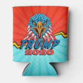 Trump 2020 Patriottische Adelaar Blikjeskoeler (Voorkant)