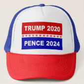 TRUMP 2020 PENCE 2024 TRUCKER PET (Voorkant)