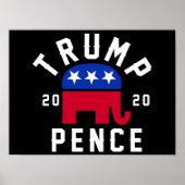 Trump 2020 Pence Poster (Voorkant)