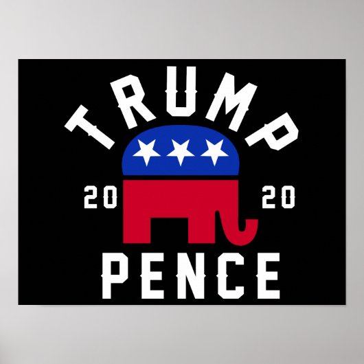 Trump 2020 Pence Poster (Voorkant)