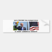 Trump 2020 Presidential Elections Bumpersticker (Voorkant)