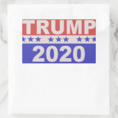 Trump 2020 rechthoekige sticker (Tas)