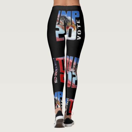 Trump 2020 RED WAVE LEGGINGS (Achterkant)