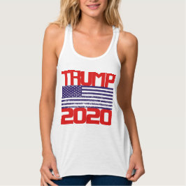 Trump 2020 Red White en Blue Tanktop