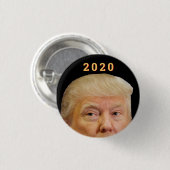 Trump 2020 ronde button 3,2 cm (Voorkant /achterkant)