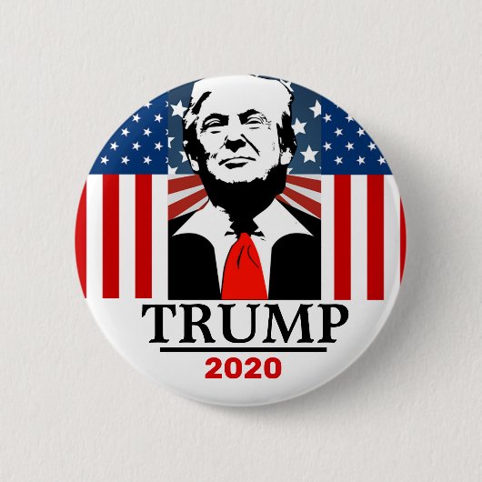 TRUMP 2020 RONDE BUTTON 5,7 CM (Voorkant)