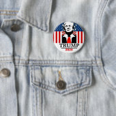 TRUMP 2020 RONDE BUTTON 5,7 CM (In situ)