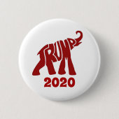 Trump 2020 ronde button 5,7 cm (Voorkant)