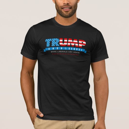 Trump 2020 Sequel Election Novelty T-shirt (Voorkant)
