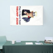 Trump 2020 Speel het opnieuw Sam populair Spandoek (Beurs)